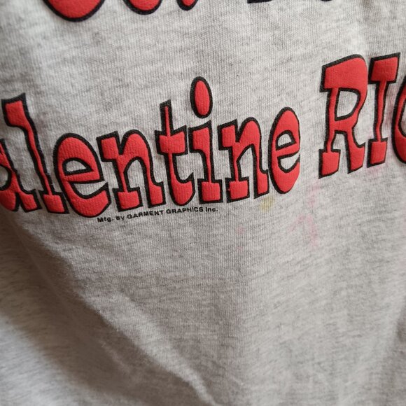 Large Vintage Garfield T-Shirt USA 1990's Ive Got Your Valentine Right Here - Picture 5 of 8